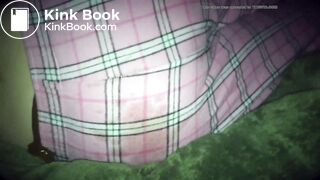 Girl has diarrhea in bed
