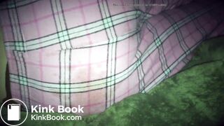 Girl has diarrhea in bed