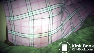 Girl has diarrhea in bed