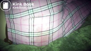 Girl has diarrhea in bed