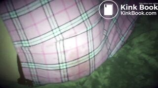 Girl has diarrhea in bed