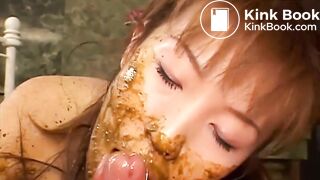 Adorable Girl Tastes Her Shit & Piss Then Fucked