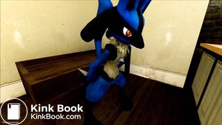 Lucario's Belly Accident