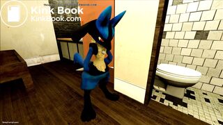 Lucario's Belly Accident