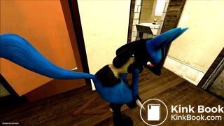 Lucario's Belly Accident