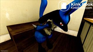 Lucario's Belly Accident