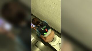 Walmart Employee #2 Pooping Overstall WC