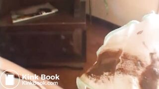 Poop stained panty masturbation 01