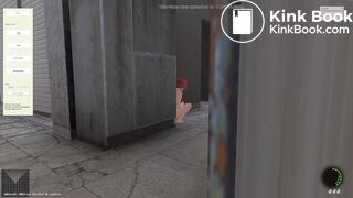 Eliminator Kaede|Girl with only body paint on pees&poos