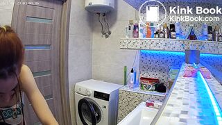 Woman pooping in Toilet 130