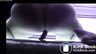 Milf shit on tanning bed