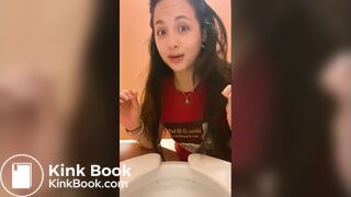 hot asian pornstar scat poop in public toilet