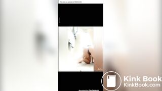 Une jolie chieuse fait caca