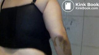 german bbw Flittchenschlampe - Sklave säuber mich