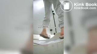 Beautiful girl poops in the toilet 80