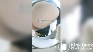 Beautiful girl poops in the toilet 82