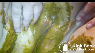 Flittchenschlampe - Scheissen beim Arschfick