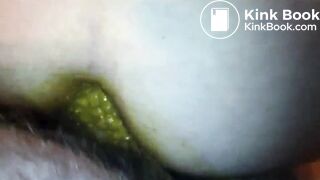 Flittchenschlampe - Scheissen beim Arschfick