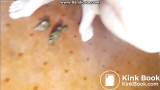 one hot gal big fountain & poop