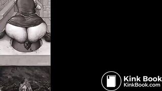 scat artwork big lady dirty