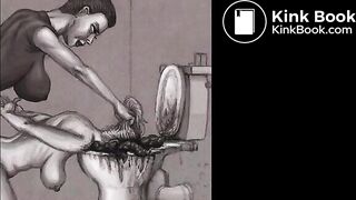 scat artwork big lady dirty