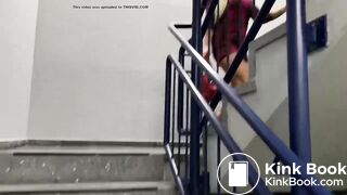 Piss and shit in public garage