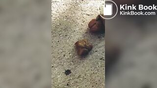 Sexy Ebony Shits Outside