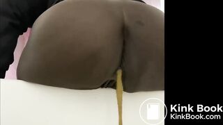 Quick wet ebony shit