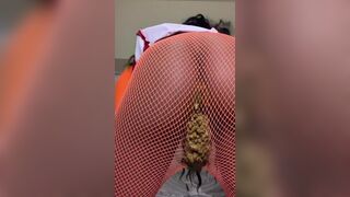 Ebony Velma shits herself