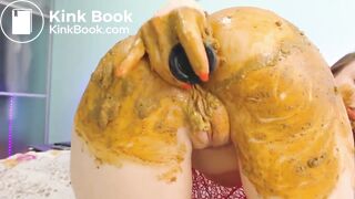 Dirty scat smear.