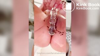 Extreme Sexy Girl Scat Bathroom Play with Dildo 2