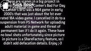 Conkers Bad Fur Day 2 Farting/Pooping Scenes