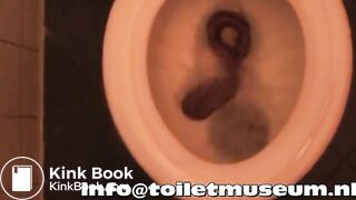 Turd flush dutch toilet