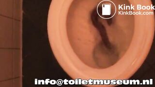 Turd flush dutch toilet
