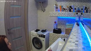 Woman pooping in Toilet 126