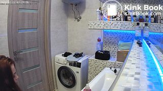 Woman pooping in Toilet 126