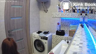 Woman pooping in Toilet 126