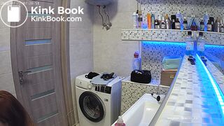 Woman pooping in Toilet 126
