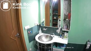 Woman pooping in Toilet 152