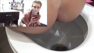 dual cam toilet shitting