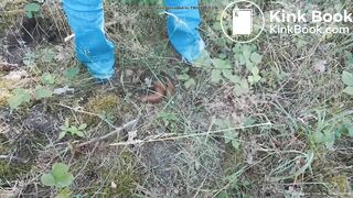 Scat in the woods