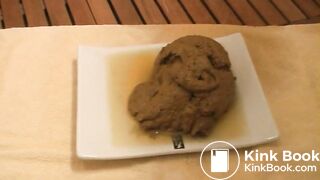 Big creamy shit on a plate