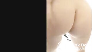 Girl poop on the floor