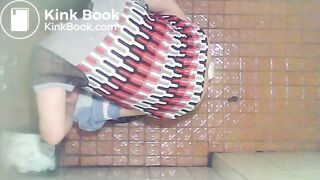 Korean aunty pooping