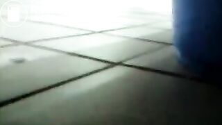 Korean girl pooping with highheels