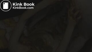 Dark haired babe fucking hard with poo