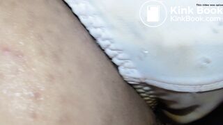 It time to cover the pink panty on the white one!