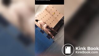 Phat booty in locker room