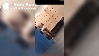Phat booty in locker room