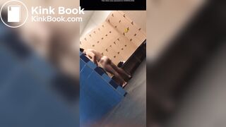 Phat booty in locker room